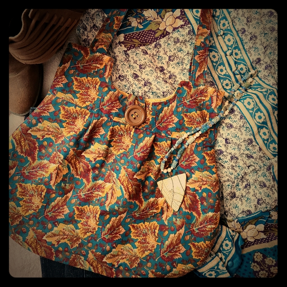 Autumn leaves bag